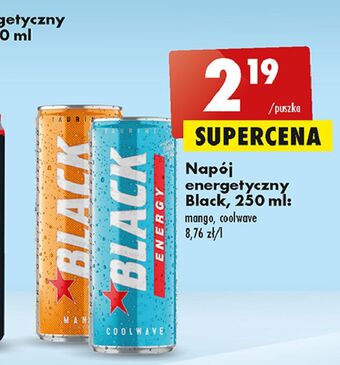 Biedronka Napój energetyczny coolwave Black Energy oferta
