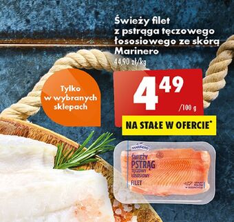 Biedronka Pstrąg tęczowo-łososiowy filet Marinero oferta