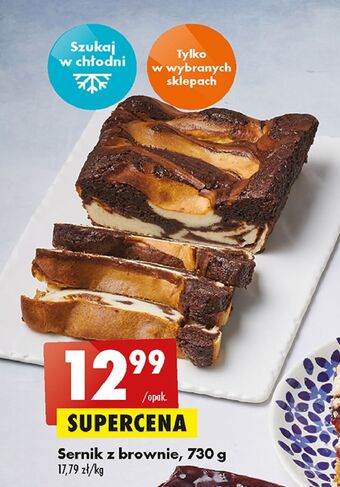 Biedronka Sernik z brownie oferta