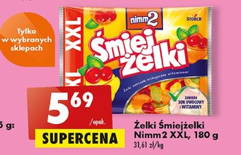 Biedronka Żelki Nimm2 Śmiejżelki oferta