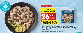Biedronka Krewetki białe Marinero oferta