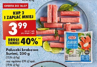 Biedronka Paluszki krabowe surimi Vici oferta