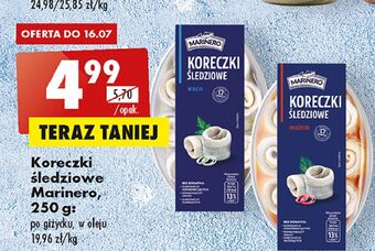 Biedronka Koreczki śledziowe po giżycku Marinero oferta