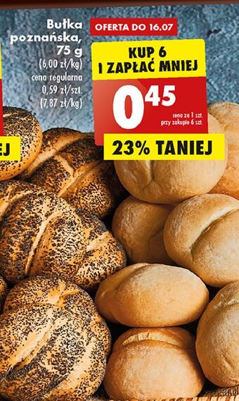 Biedronka Bułka poznańska oferta