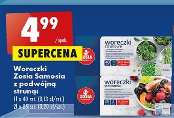 Biedronka Woreczki strunowe 1 l Zosia Samosia oferta