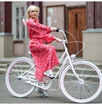 Media Expert Rower miejski plumbike donatella chica 7b 28 cali damski biały oferta