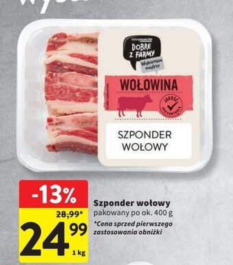 Intermarche Szponder wołowy oferta