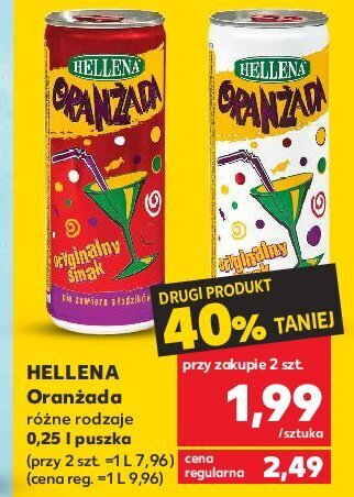 Kaufland Oranżada czerwona oferta