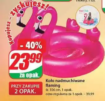 Stokrotka Koło dmuchane flaming oferta