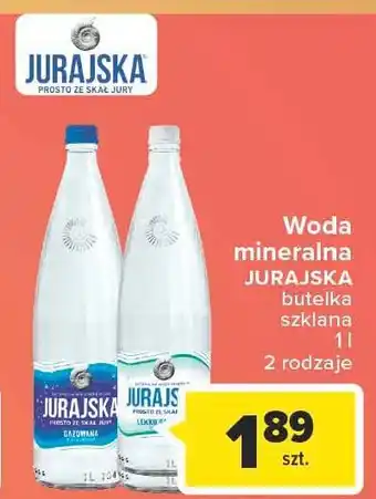 Carrefour Market Woda lekko gazowana Jurajska oferta