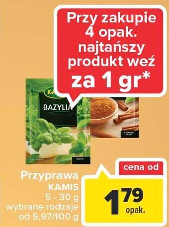 Carrefour Market Cynamon mielony Kamis oferta