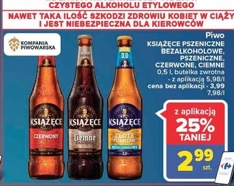 Carrefour Market Piwo Książęce Złote Pszeniczne oferta
