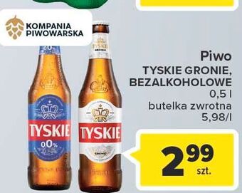 Carrefour Market Piwo Tyskie 0.0% oferta