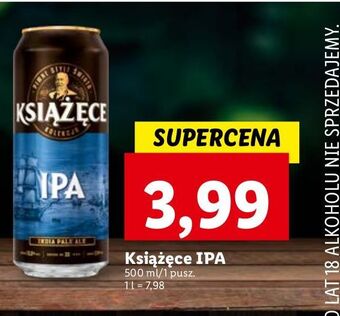 Lidl Piwo Książęce Ipa oferta