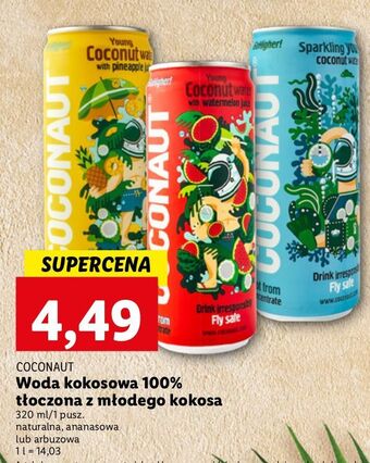 Lidl Woda kokosowa Coconaut oferta