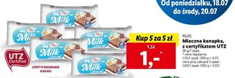 Lidl Mleczna przerwa Pilos oferta