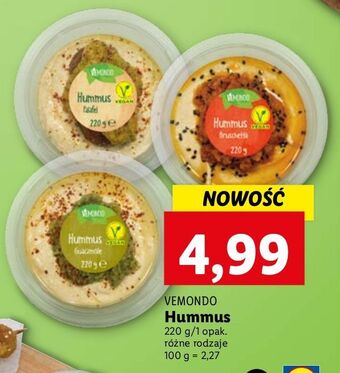 Lidl Hummus guacamole Vemondo oferta