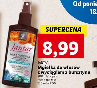Lidl Odżywka mineralna do włosów Farmona Jantar oferta