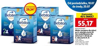 Lidl Mleko 3 Bebilon Advance oferta