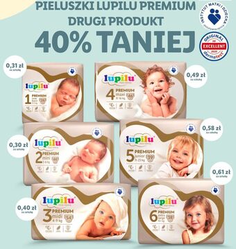 Lidl Pieluchy 5 junior Lupilu Premium oferta