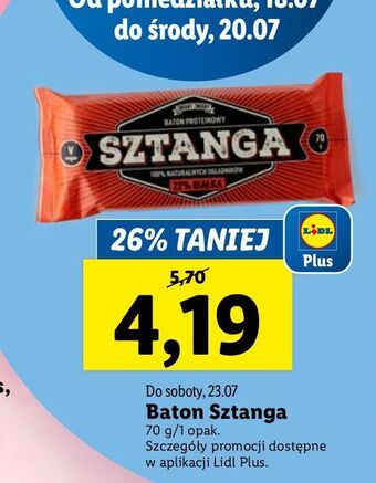 Lidl Baton Sztanga oferta