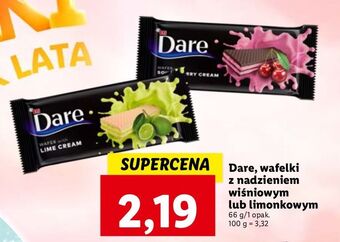 Lidl Wafel z kremem limonkowym Eti Dare oferta