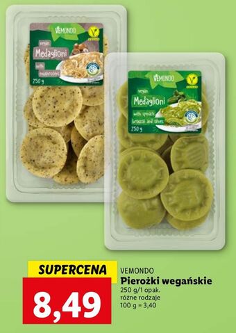 Lidl Pierożki z grzybami Vemondo oferta