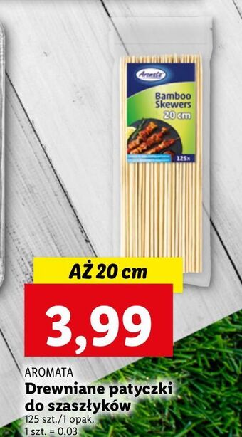 Lidl Patyczki do szaszłyków dł. 20 cm Aromata oferta