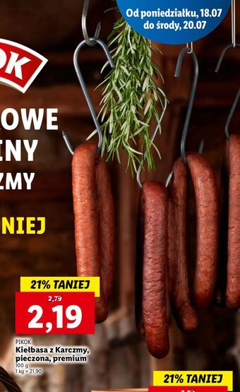 Lidl Kiełbasa pieczona z karczmy Pikok oferta