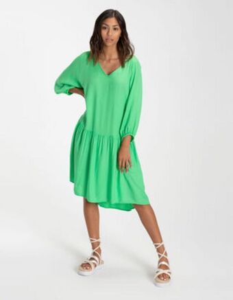 Takko Fashion Dział damski sukienka midi - wiskoza oferta