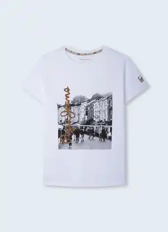 Pepe Jeans T-shirt ze zdjęciem londynu cameron oferta