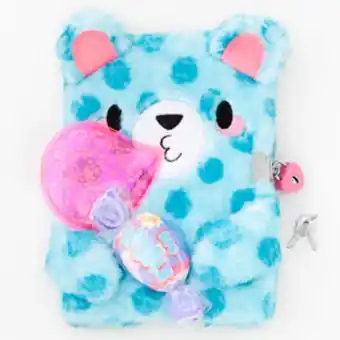 Claire's Bubblegum blue bear lock diary oferta