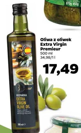 Netto Oliwa z oliwek extra virgin hiszpańska Premieur oferta