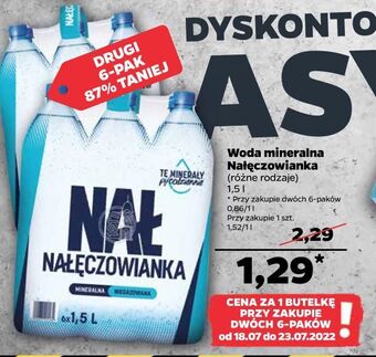 Netto Woda niegazowana Nałęczowianka oferta