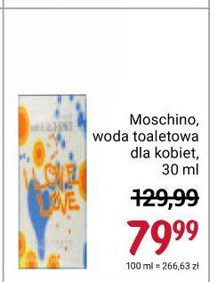 Moschino i love love 100ml rossmann hot sale