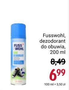 Rossmann Dezodorant do butów Fusswohl oferta