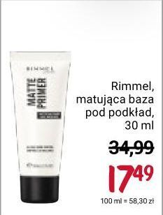 Rossmann Baza pod makijaż matująca Rimmel Matte Primer oferta