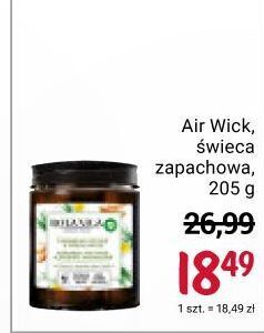 Rossmann Świeca zapachowa karaibski wetiwer i drzewo sandałowe Air Wick Botanica oferta