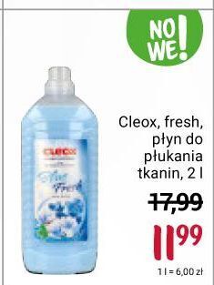 Rossmann Płyn do płukania blue fresh Cleox oferta