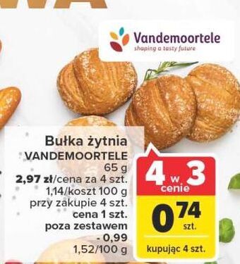 Bułka żytnia Vandemoortele