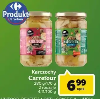 Carrefour Market Karczochy w oleju z przyprawami Carrefour Sensation oferta