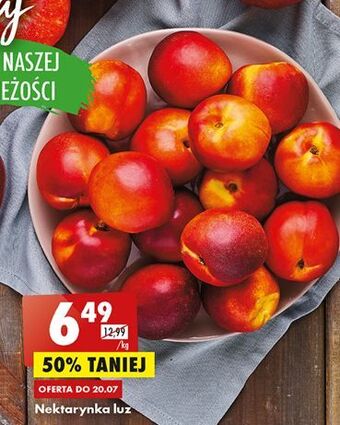 Biedronka Nektarynki oferta