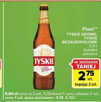 Globi Piwo Tyskie 0.0% oferta