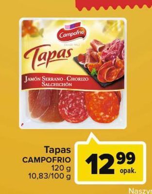 Carrefour Tapas hiszpańskie Campofrio oferta