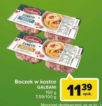 Carrefour Boczek w kostce pancetta dolce Galbani oferta