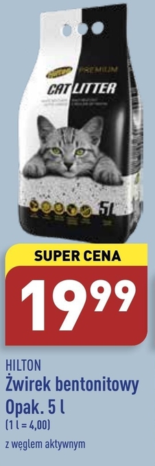 ALDI Żwirek bentonitowy Hilton oferta