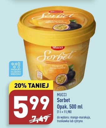 ALDI Sorbet Mucci oferta