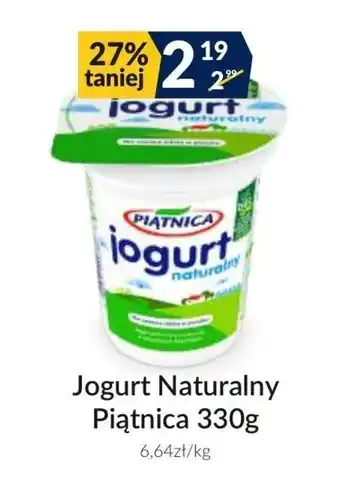 Sużyw Jogurt naturalny Piątnica 330 g oferta