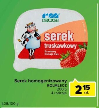 Carrefour Serek homogenizowany Rolmlecz 200 g oferta