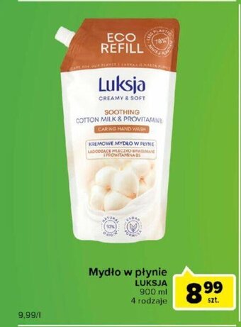 Carrefour Mydło w płynie Luksja 900 ml oferta